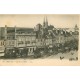03 MOULINS. Banque Société Générale et Café de Paris sur Place Allier 1918