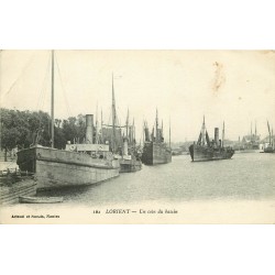 56 LORIENT. Bateaux de Pêche dans un coin du Bassin 1921