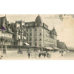 carte postale ancienne 14 TROUVILLE. Top Promotion. Trouville Palace et Planches