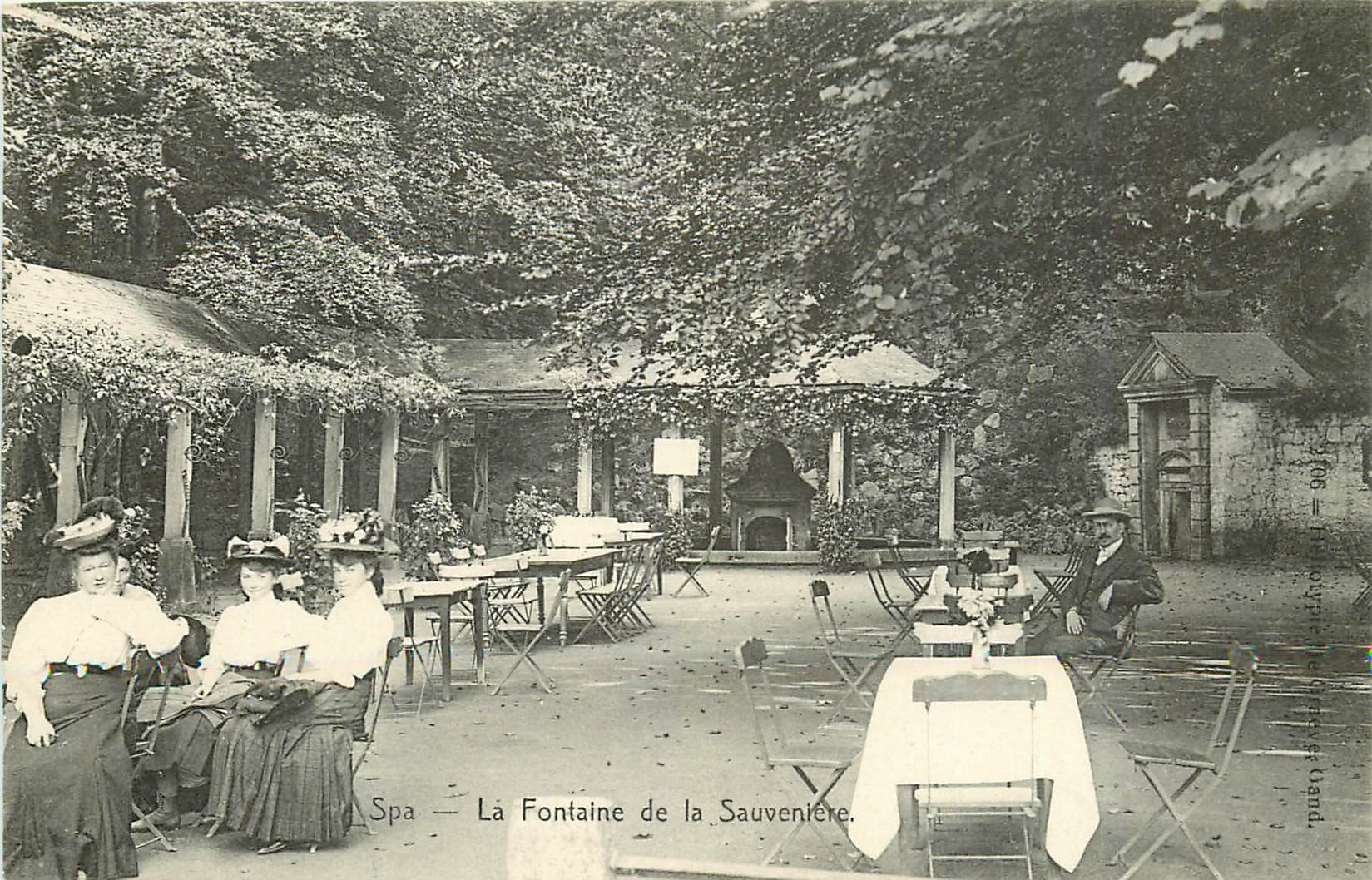 SPA. La Fontaine de la Sauvenière 1919