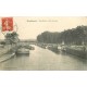 71 MONTCHANIN. Bois Bretou. Péniches attendant leur chargement au Port du Canal 1913