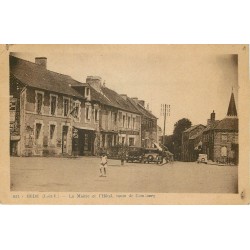 35 HEDE. La Mairie et et Hôtel route de Combourg sur la Grande Place