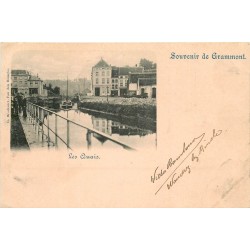 BELGIQUE. Les Quais à Grammont 1902