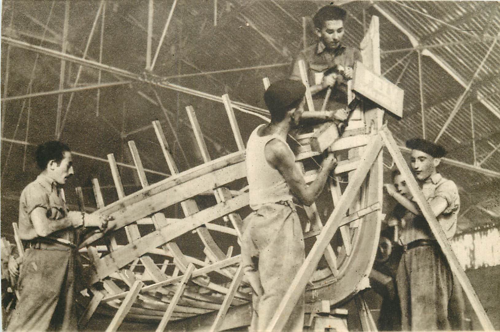Les Chantiers de la Jeunesse par Pétain. La création d'un Bateau