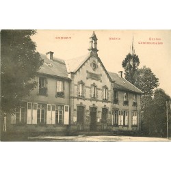 15 CONDAT. Mairie et Ecoles Communales 1928