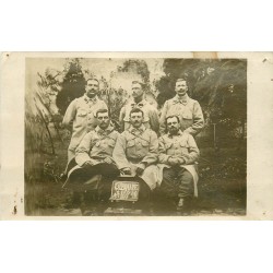 Superbe et rare Photo carte postale de Poilus du 321 Régiment d'Artillerie