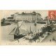 carte postale ancienne 14 TROUVILLE. Casino et Touques. Timbre Taxe 1911