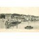 carte postale ancienne 14 TROUVILLE. Le Bac de Deauville 1906