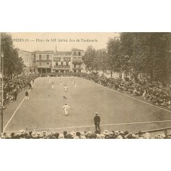 34 PEZENAS. Jeu du Tambourin Place du XIV Juillet