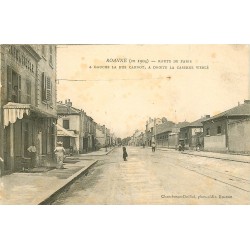 42 ROANNE. Café du Siècle et Caserne Werlé Route de Paris