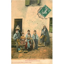 09 ARIEGE PITTORESQUE. Enfants Bethmalais et un Centenaire 1909