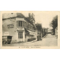 18 SAINT-SATUR. Hôtel Restaurant et Boucherie de la Marine rue du Commerce