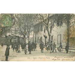 17 GIGNAC. Jeux d'Enfants Place de la Mairie 1907