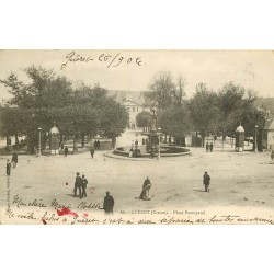 23 GUERET. Fontaine sur la Place Bonnyaud 1904