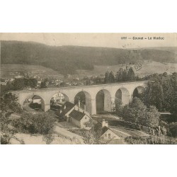 COUVET. Le Viaduc en Suisse 1920