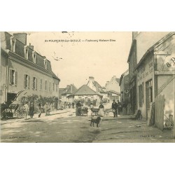 03 SAINT-POURCAIN-SUR-SIOULE. Hôtel Villate et commerce Lamy Faubourg Maison-Dieu 1907