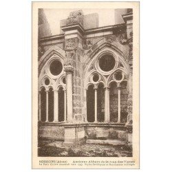 carte postale ancienne 02 SOISSONS. Abbaye Saint-Jean des Vignes. Petit Cloître
