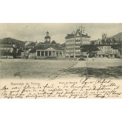 VEVEY. Place du Marché en Suisse 1903