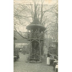 2 x Cpa 92 LE PLESSIS ROBINSON. Restaurant à l'Arbre des Roches et la Tour 1912