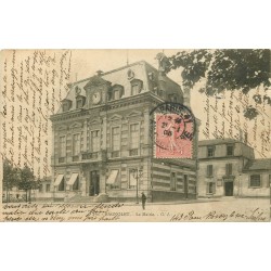 93 BAGNOLET. La Mairie 1905 et les Ecoles derrière