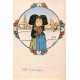 HANSI WALTZ. Gosses d'Alsace. Illustration n°001 tirée du livre illustration pour Salon Cartophilique Mulhouse 1979
