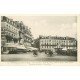 carte postale ancienne 14 TROUVILLE. Hôtel de la Plage Place du Casino Hôtels du Helder et Bellevue