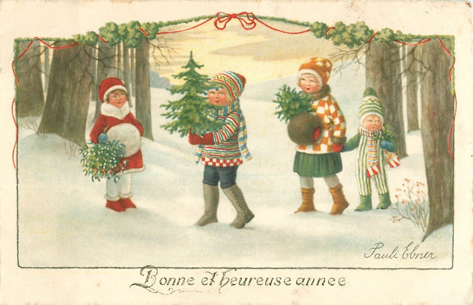 CPA ILLUSTRATEUR / PAULI EBNER / LE GALANT CAVALIER / verso M
