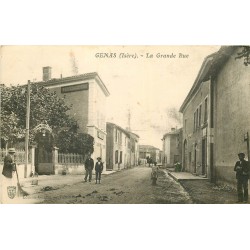 69 GENAS. Restaurant " A la Boule d'Or " sur la Grande Rue