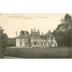 carte postale ancienne 14 VIERVILLE-SUR-MER. Château de Louvières