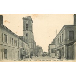 10 BRIENNE-LE-CHATEAU. Ecole Militaire sur Grande-Rue 1915