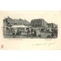 carte postale ancienne 14 TROUVILLE. Casino ou Grand Salon 1903