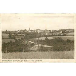 63 SAINT-GEORGES-DE-MONS. Vue du Village 1942