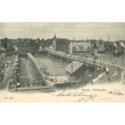 BASEL BALE. Notbrücke 1904