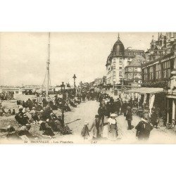 carte postale ancienne 14 TROUVILLE. Les Planches CAP 59