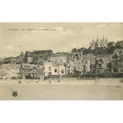 carte postale ancienne 14 TROUVILLE. La Côte