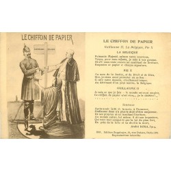 GUILLAUME II La Belgique l'Allemagne et Pie X. Le Chiffon de Papier