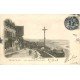 carte postale ancienne 14 TROUVILLE. Vue prise du Calvaire 1905