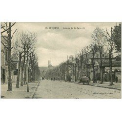 carte postale ancienne 02 SOISSONS. Avenue de la Gare