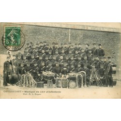 11 CASTELNAUDARY. Fanfare la Musique du 1430 d'Infanterie 1909