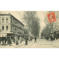 81 ALBI. Grand Café sur les Lices de Rhônel 1910