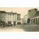 81 GAILLAC. Cycliste devant la maison de grains Fabre Place Thiers 1917