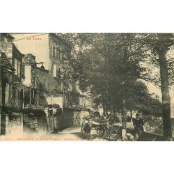 81 CASTELNAU-DE-MONTMIRAIL. Attelage avenue de Gaillac 1915