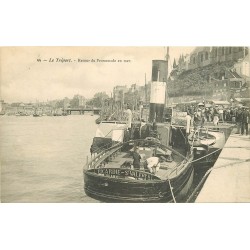 76 LE TREPORT. Bateau de Retour de Promenade en mer 1907