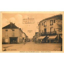 42 POUILLY-SOUS-CHARLIEU. Magasin Casino route de Saint-Nizier 1936