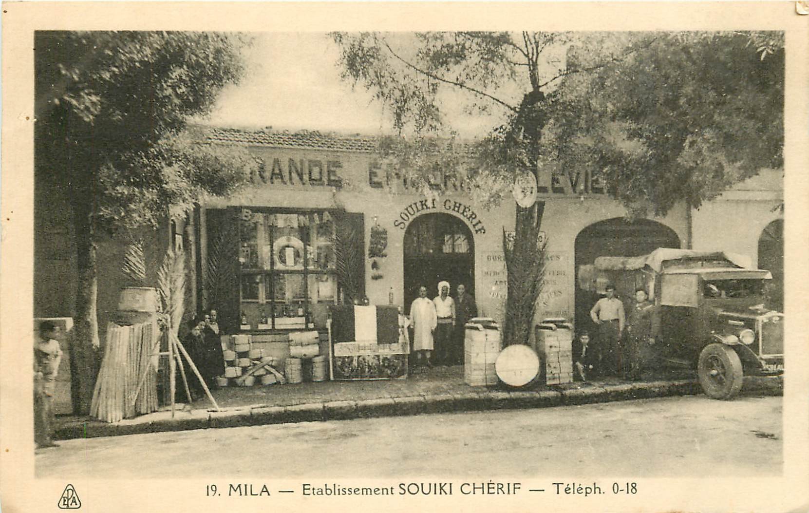 MILA. Etablissements Souiki Chérif en Algérie 1936