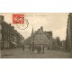 76 NEUFCHATEL EN BRAY. Café du Siècle Place des Boucheries et grande rue Saint-Pierre 1907