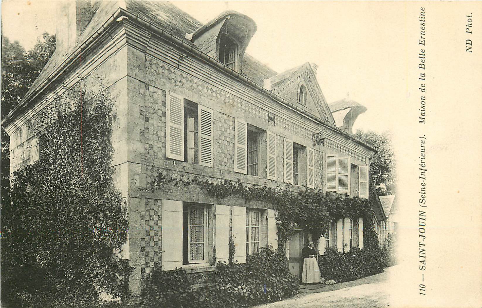 76 SAINT-JOUIN. Maison de la Belle Ernestine habitée