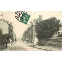 76 FECAMP. Petite Fontaine rue Georges Cuvier vers 1910