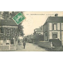 76 SAINT-PIERRE-EN-PORT. Hôtel de la Boule d'Or sur Grande-Rue 1913