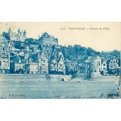 carte postale ancienne 14 TROUVILLE. Groupe de Villas 1927